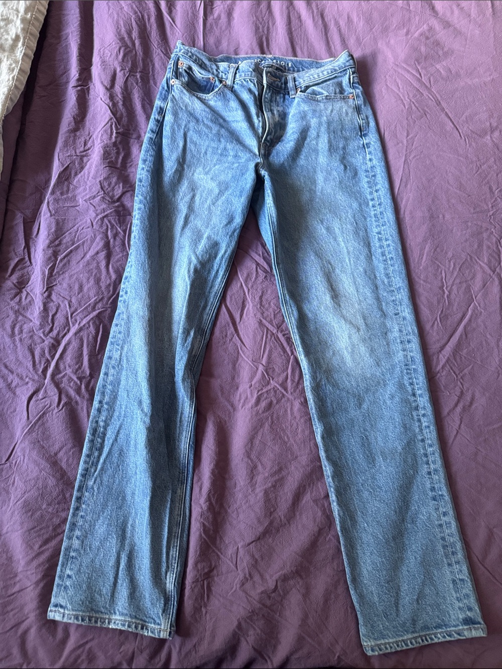 American Eagle Outfitters Classic Blue Denim Jeans - Picture 5 of 5